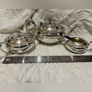 Elegant Silver Tea Set